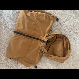 Khaki vintage Tommy Hilfiger zip up hoodie